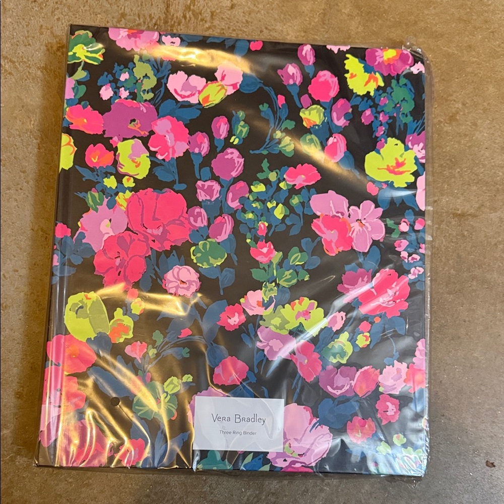 Vera Bradley Colorful Floral Binder